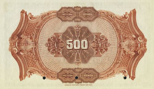 Banco Mexicano de Comercio e Industria 500 reverse