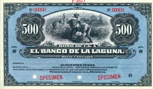 Banco de la Laguna 500