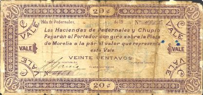 H Pedernales 20c reverse