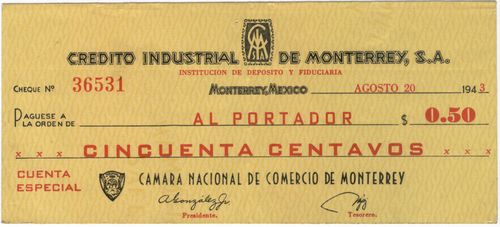 Credito Industrial Monterrey 50c
