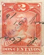 1895 1896 2 centavos
