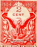1904 1905 2 centavos