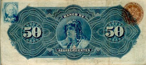 1907 Banco de Aguascalientes 50
