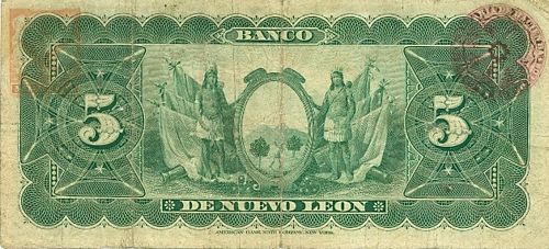 1909 Banco de Nuevo Leon 5