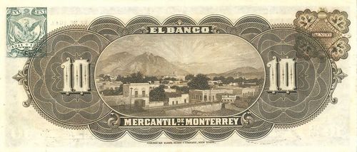 1911 Banco Mercantil de Monterrey 10