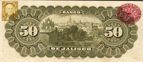 1911 Banco de Jalisco 50