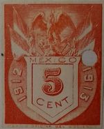 1912 13 5 centavos