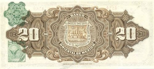 1914 Banco Oriental 20